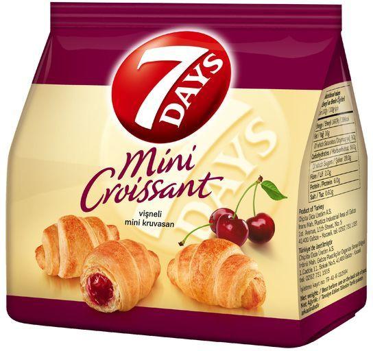 7 DAYS MINI CROISSANT VISNELI 185 GR